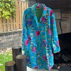 Nick and Nora Nightshirt Owls XL